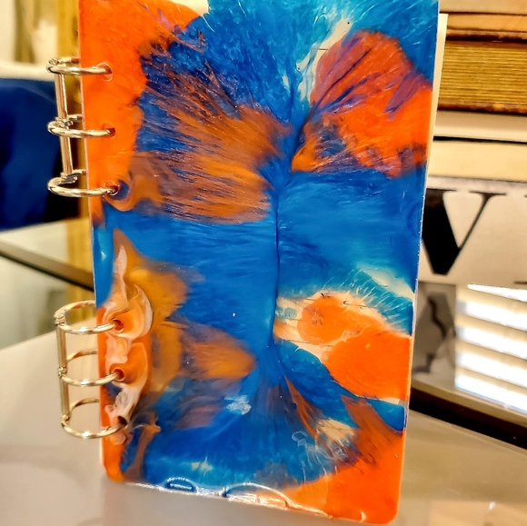 Medium Handmade Resin Notebook/Journal - Picture 3 of 6